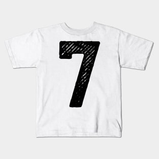 Rough Number 7 Kids T-Shirt